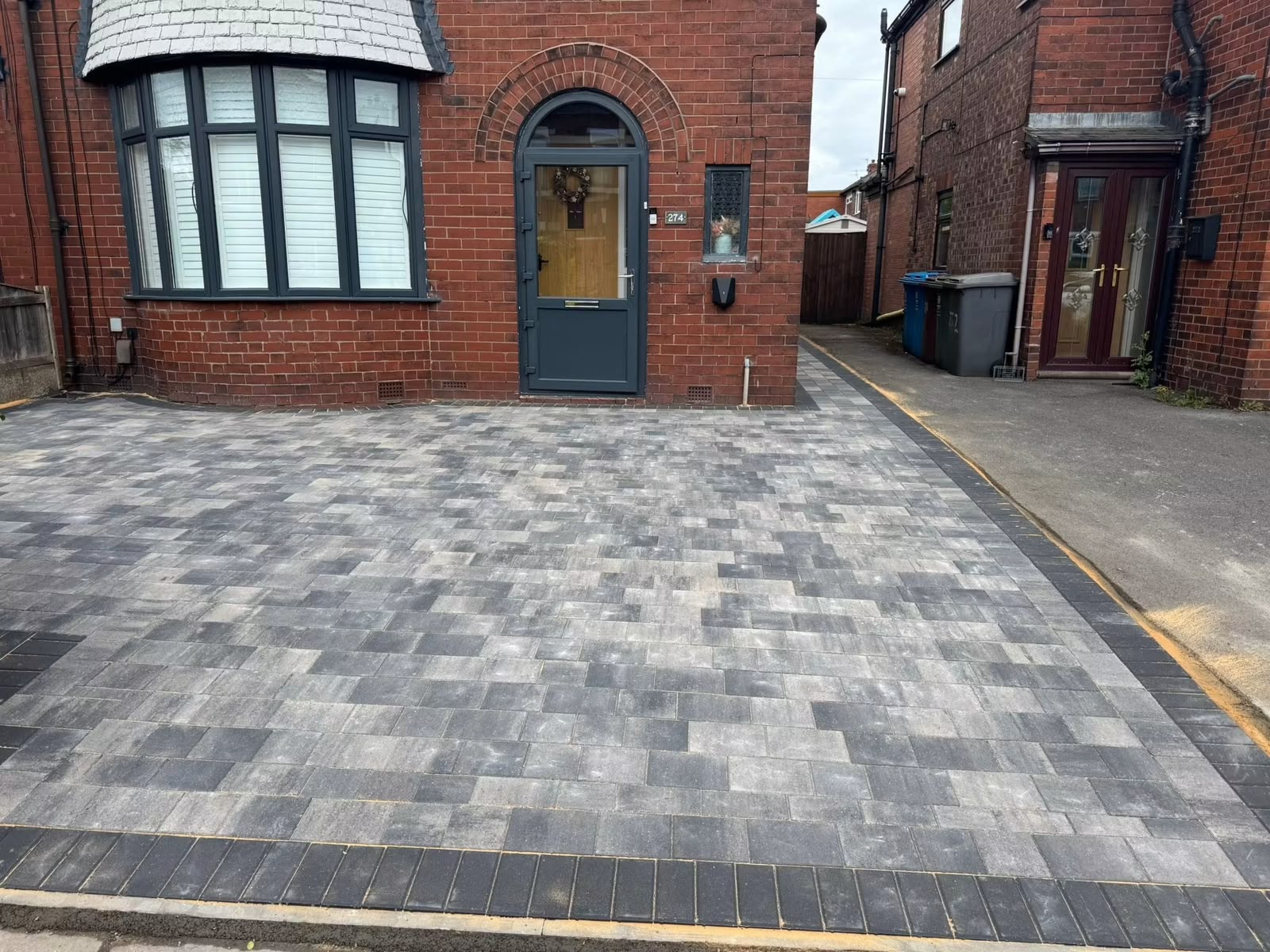 Recent driveway and paving project by T & T Driveways in Manchester 3