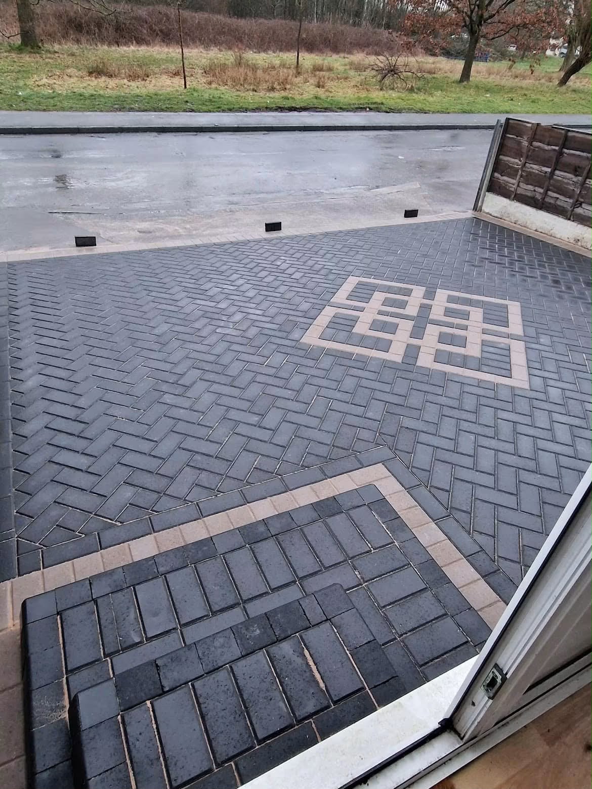 Recent driveway and paving project by T & T Driveways in Manchester 1