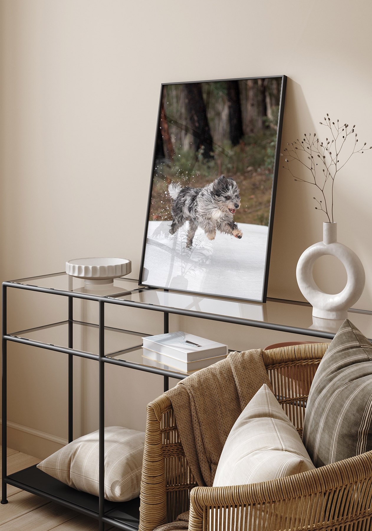 Framed artwork from an Ina J Photography session
