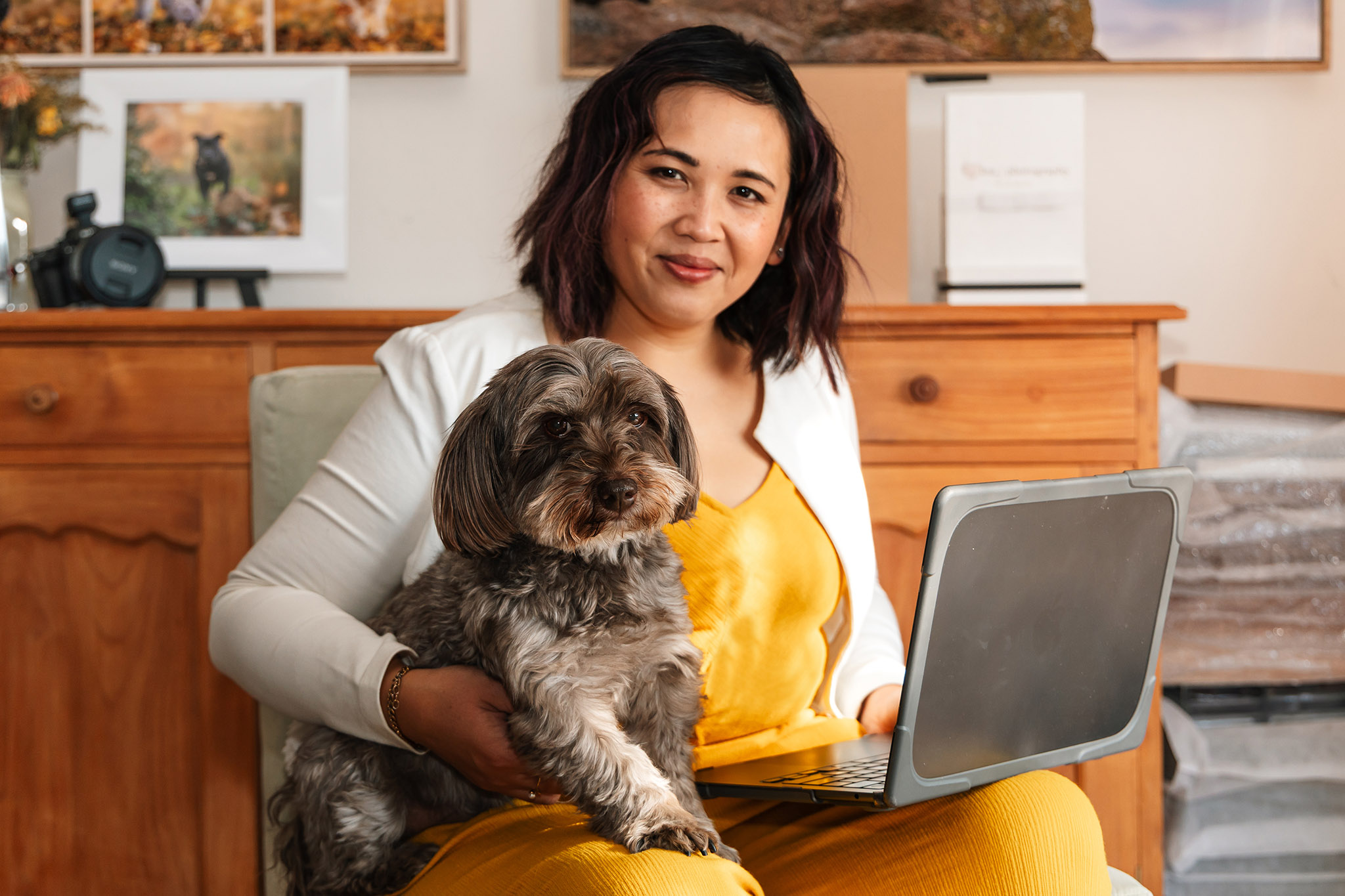 Ina Jalil, pet photographer and coach