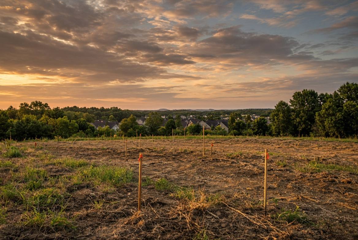 Open land ready to build