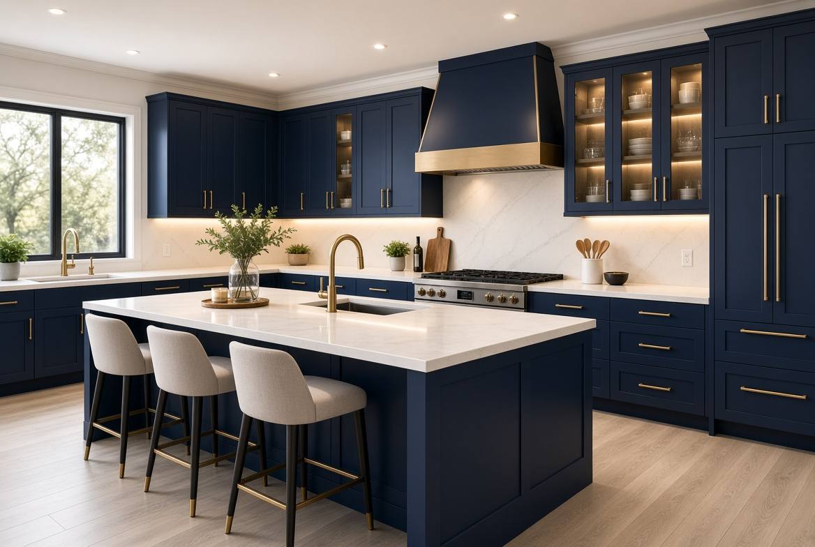 Newly finished kitchen