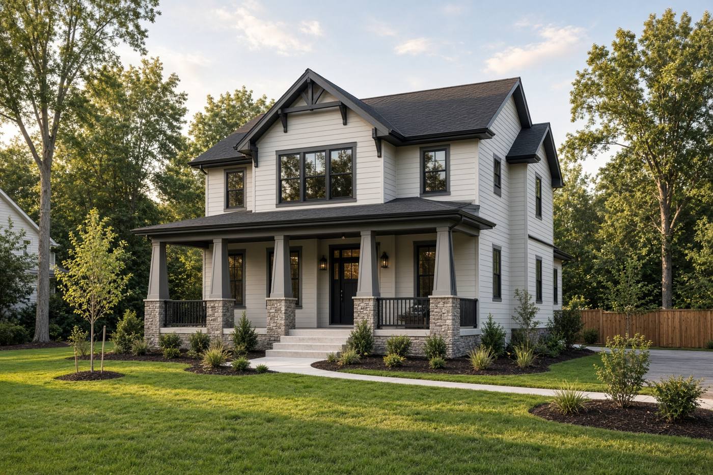 New two-story house