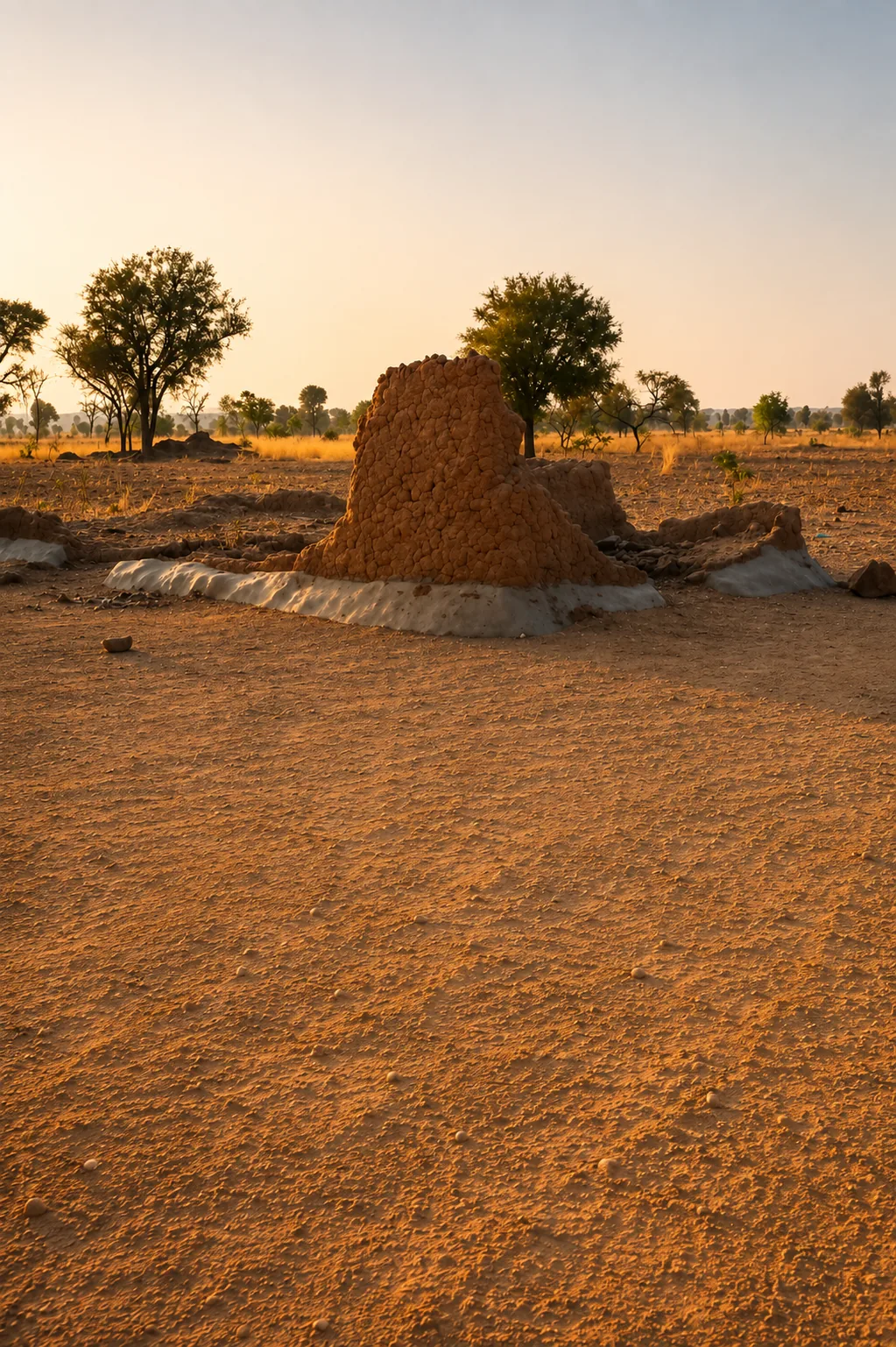 Another view of the destroyed church building in northern Nigeria