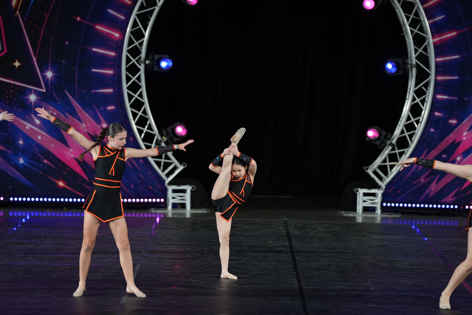 Hip hop dancers at a Dream St Dance workshop