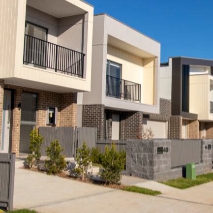 Modern investment property townhouses