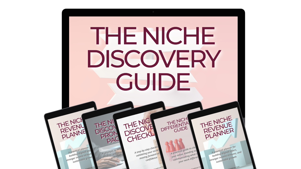 Niche Discovery Kit for Entrepreneurs | Reinvention with Jenn Fast