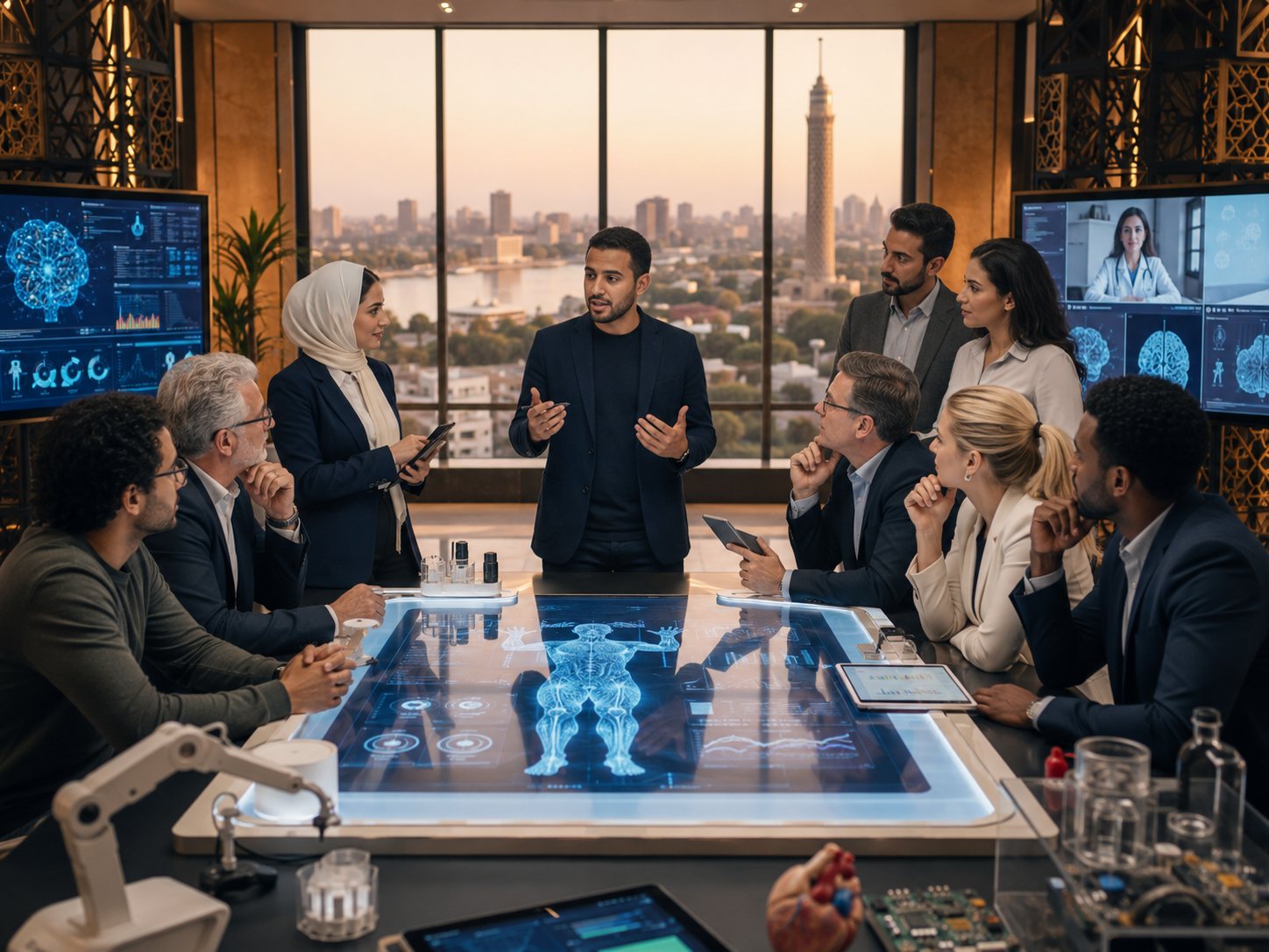 Dr. Dalal Akoury advancing healthcare technology and systems, connecting global innovation with Egypt's emerging technology sector
