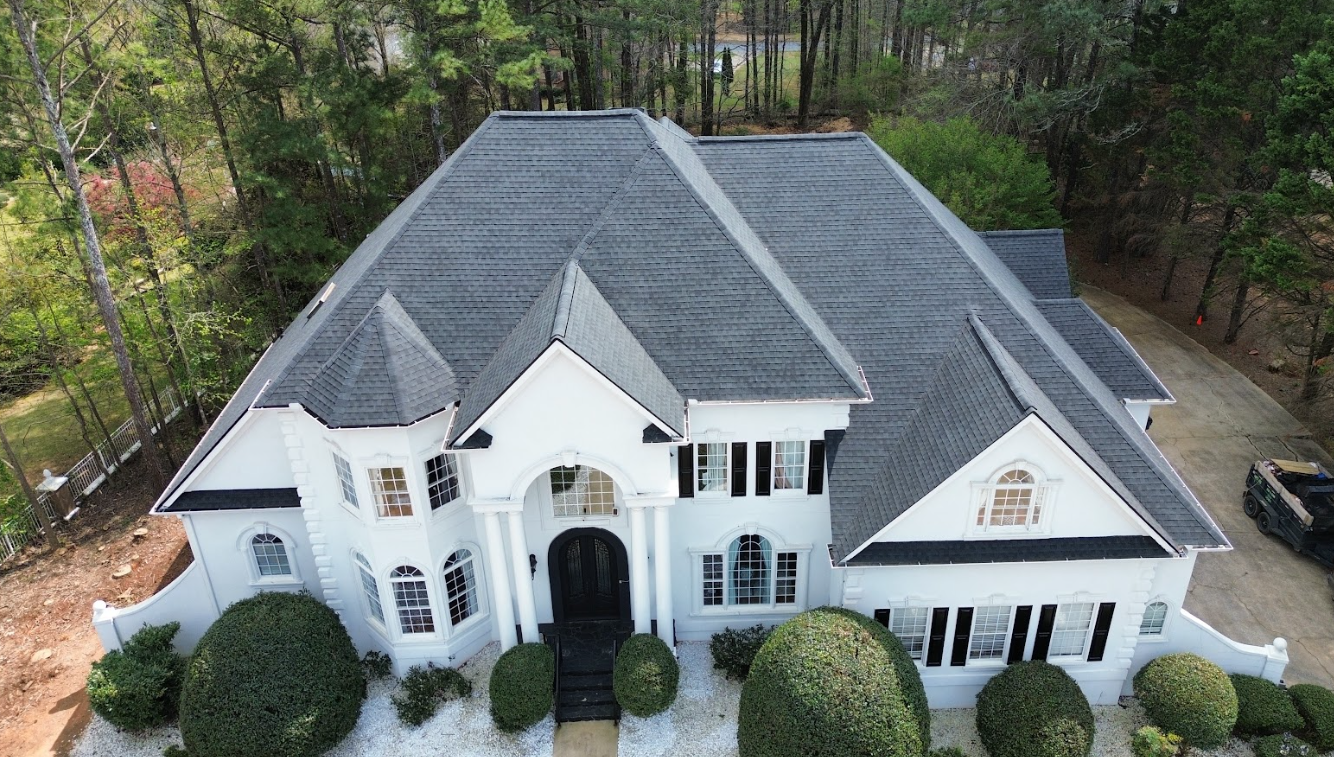 Premium home with completed CW2 Renovations roof installation in Henry County
