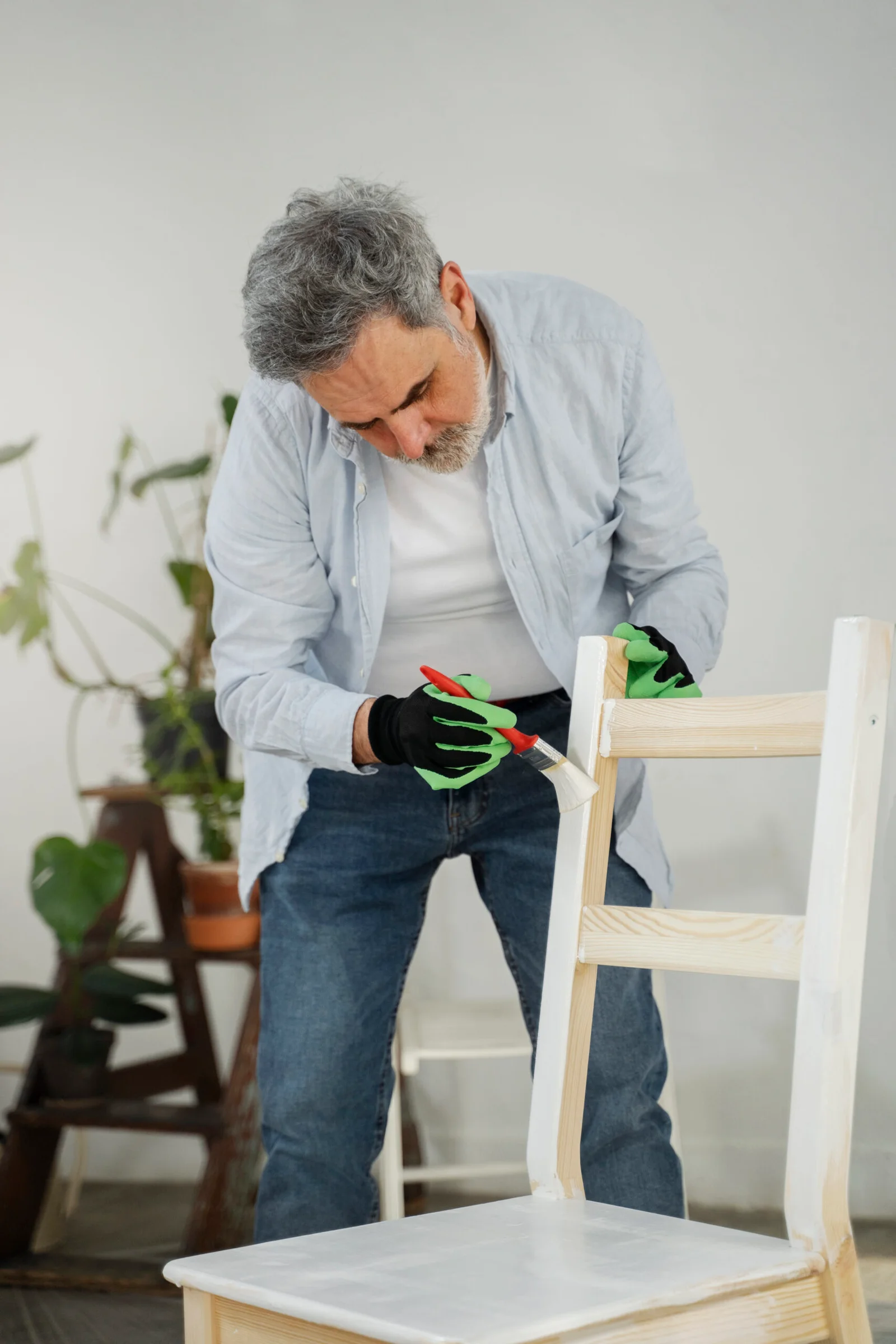 B&Z movers reassembling furniture