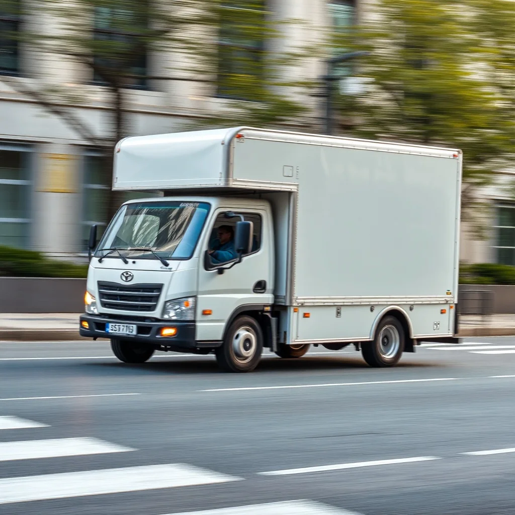 B&Z Moving Company truck for hot shot delivery