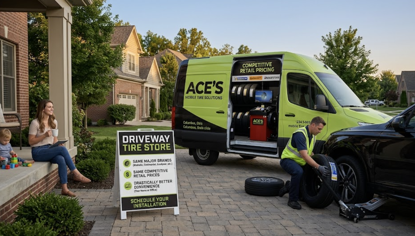 Ace's Mobile Tire Makes Traditional Tire Stores Obsolete