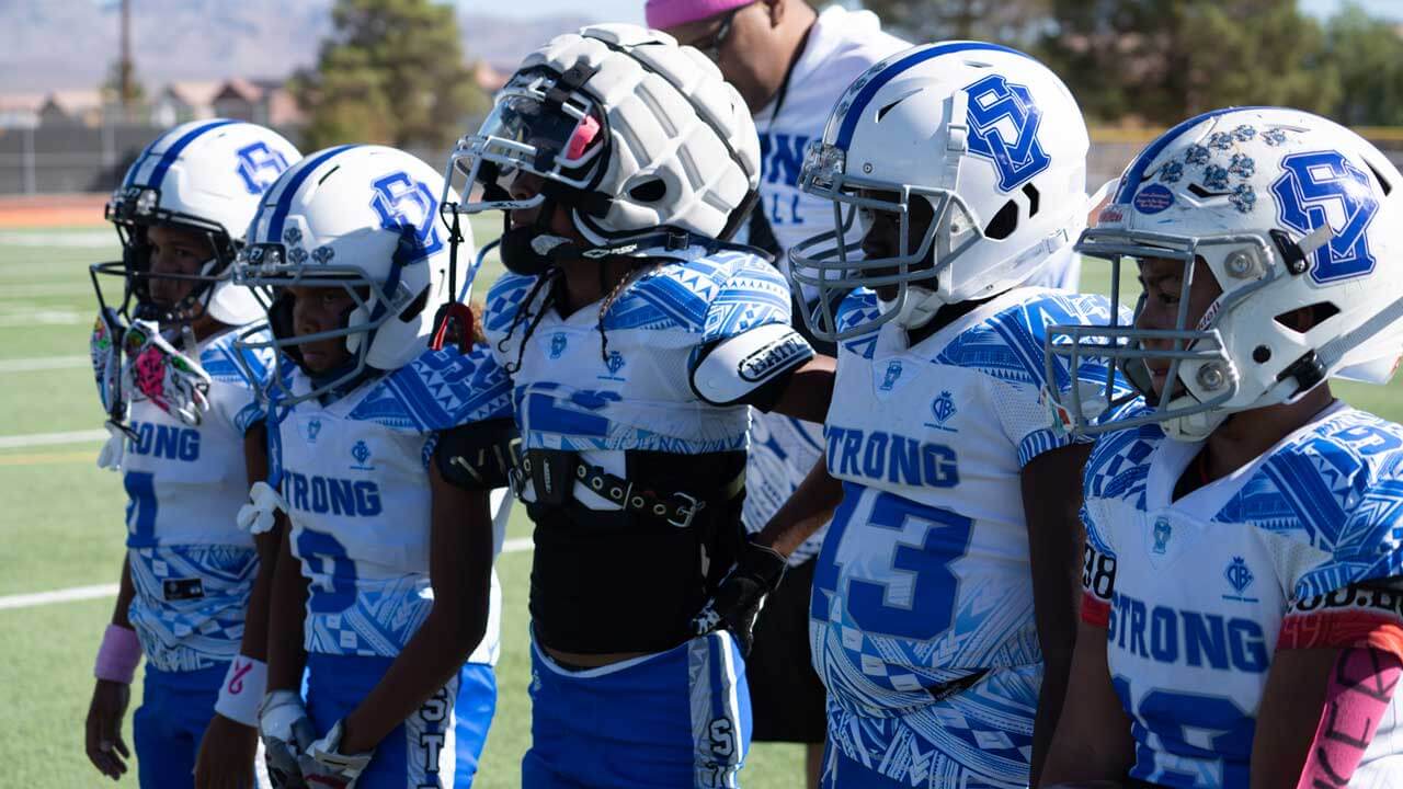 Vegas Strong Football action