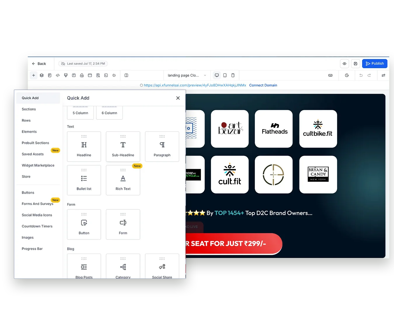 Website Builder Dashboard