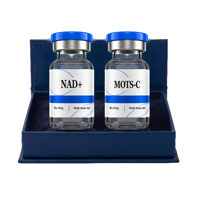 MitoCore Bundle: NAD+ 500 mg and MOTS-C 10 mg vials