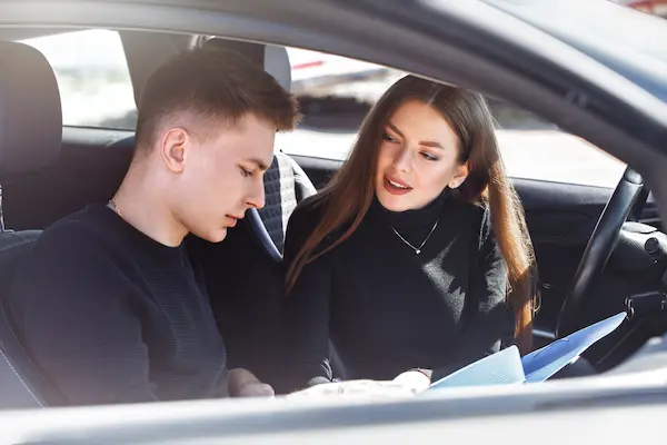 Driving lesson for new or nervous driver in New Jersey