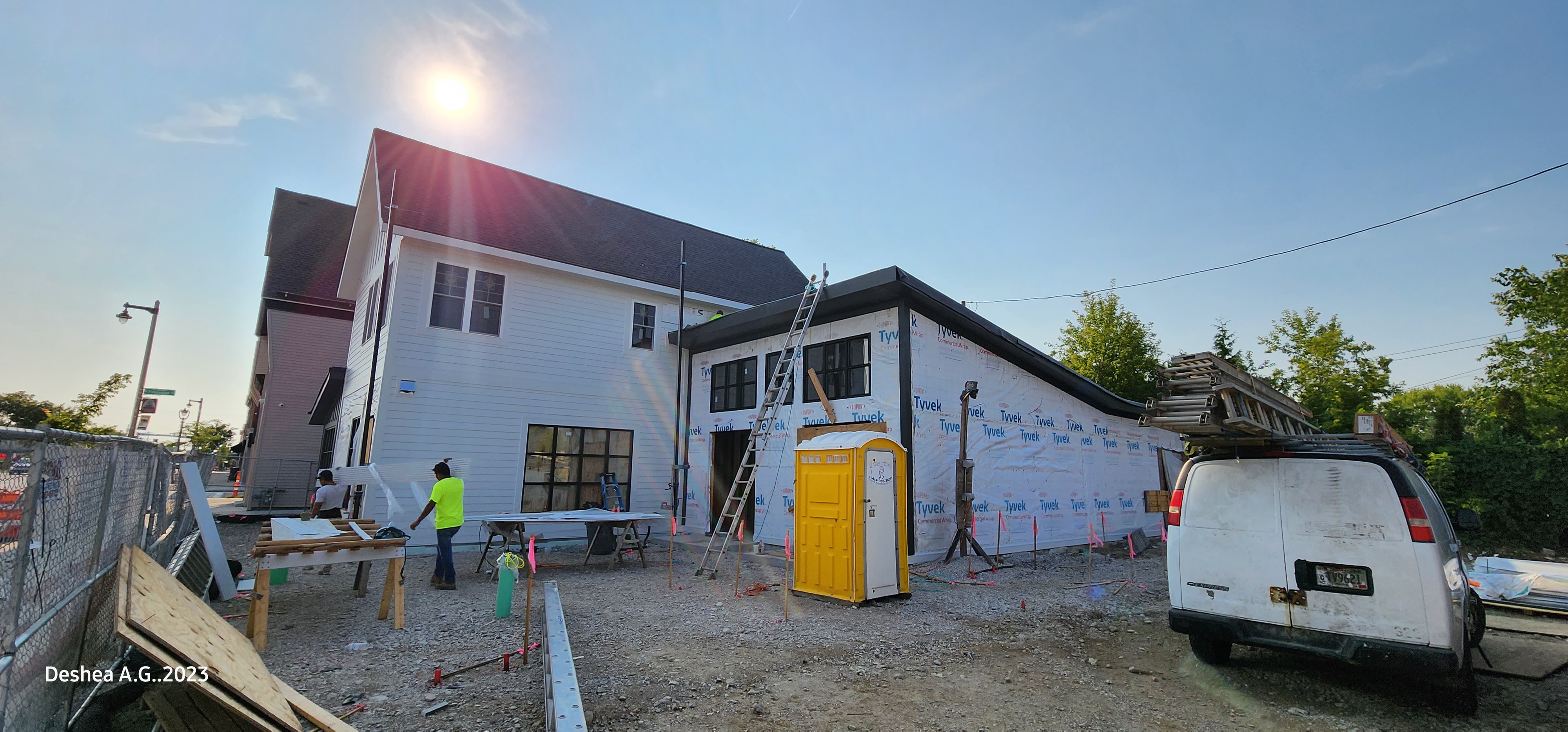 Bronzeville Center for the Arts Gallery 507 under construction