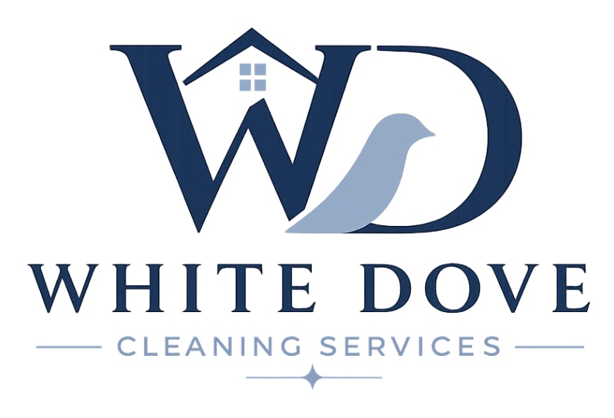 White dove cleaning services Logo 