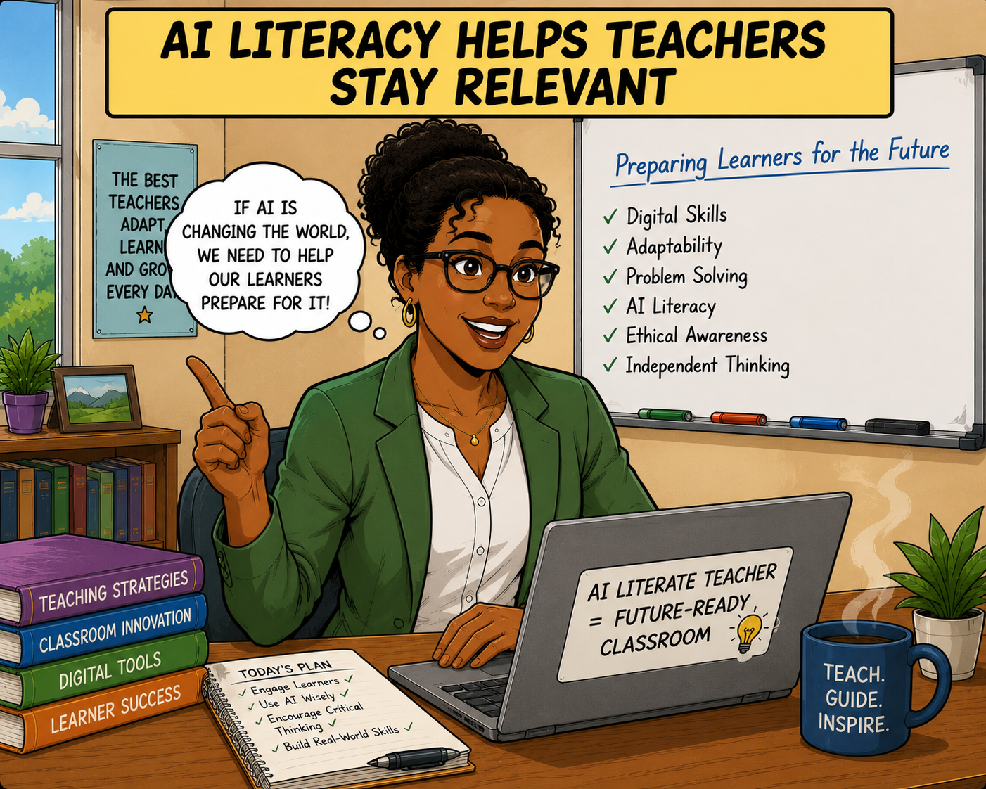 AI Literacy Helps Teachers Stay Relevant