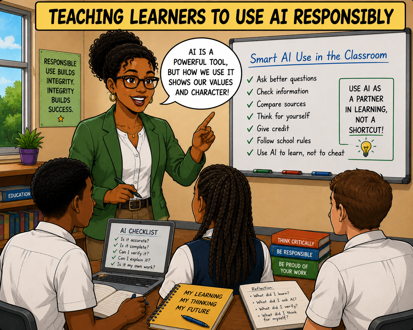 Teaching Learners to Use AI Responsibly