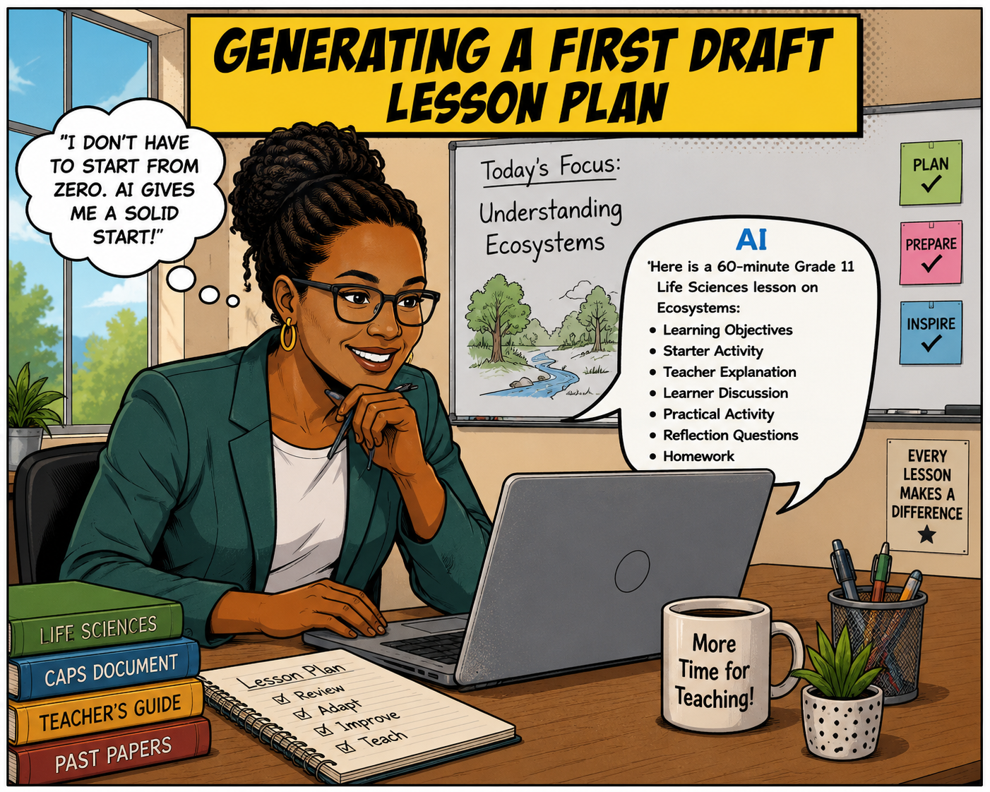 Generating a First Draft Lesson Plan