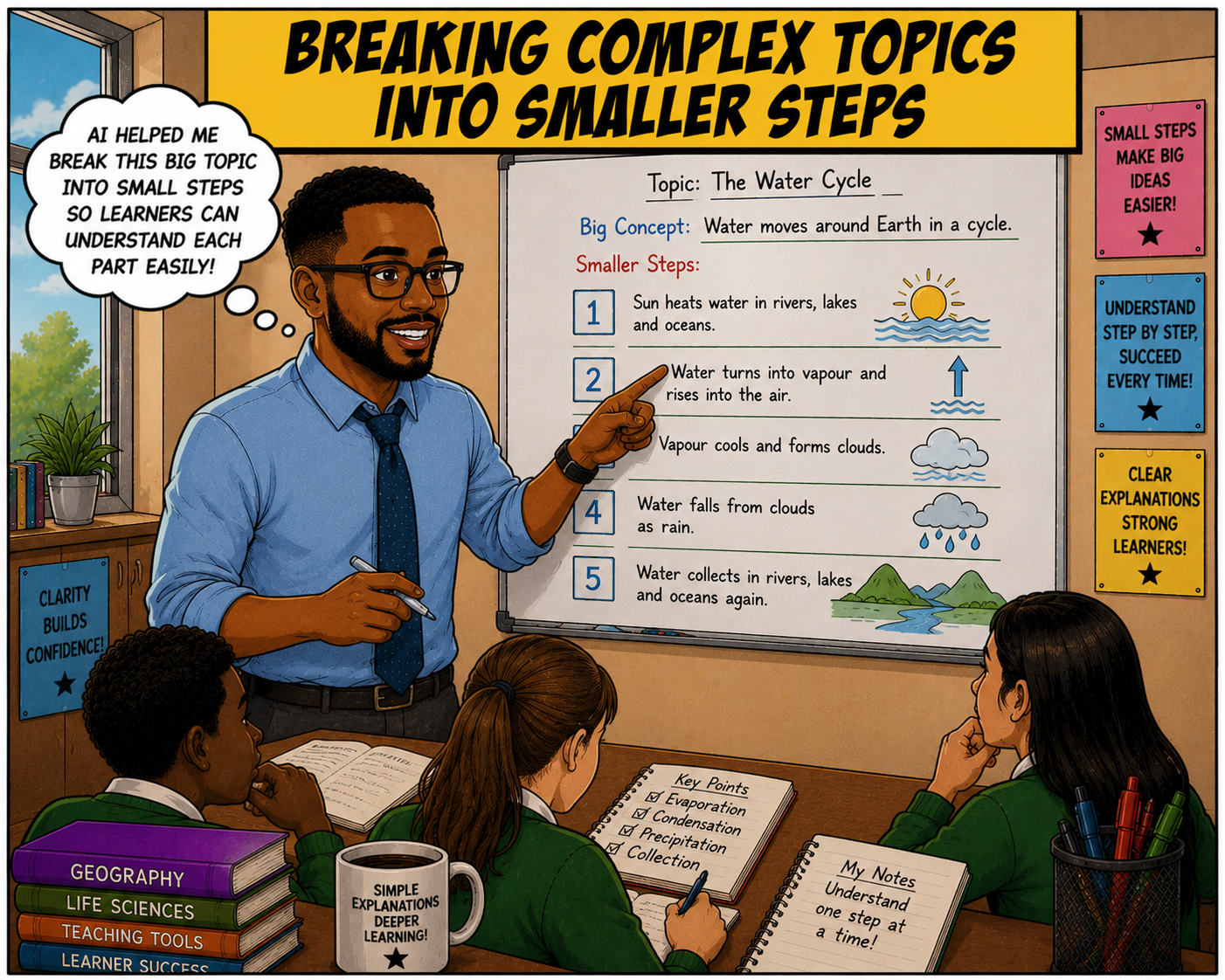 Breaking Complex Topics Into Smaller Steps