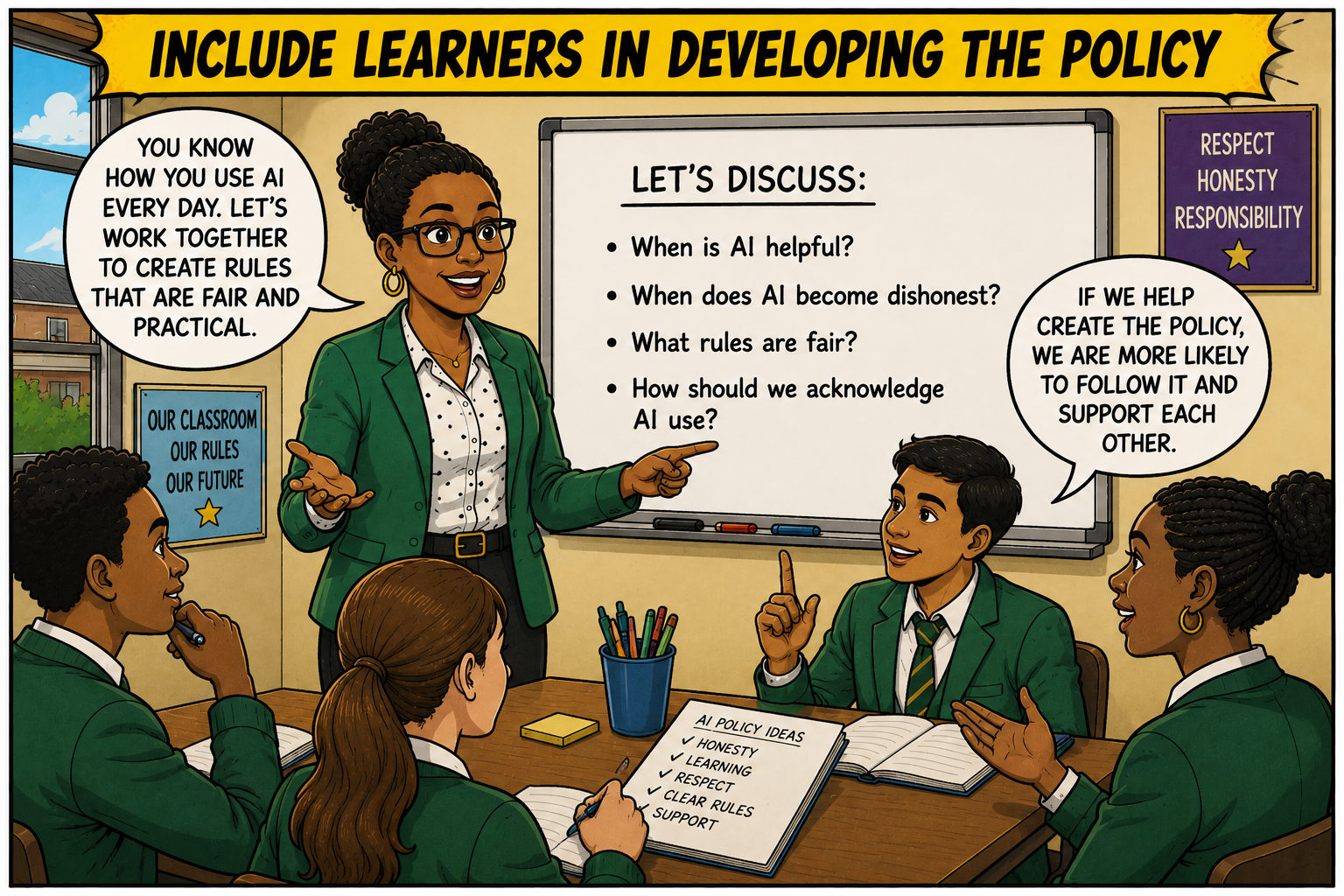 Include Learners In Developing The Policy