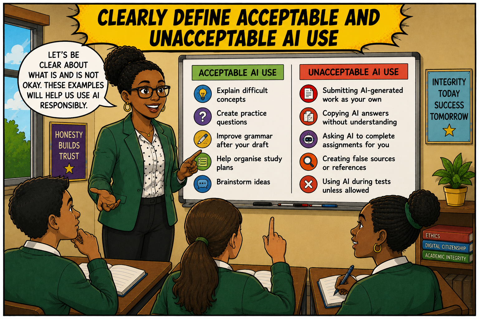 Clearly Define Acceptable And Unacceptable AI Use