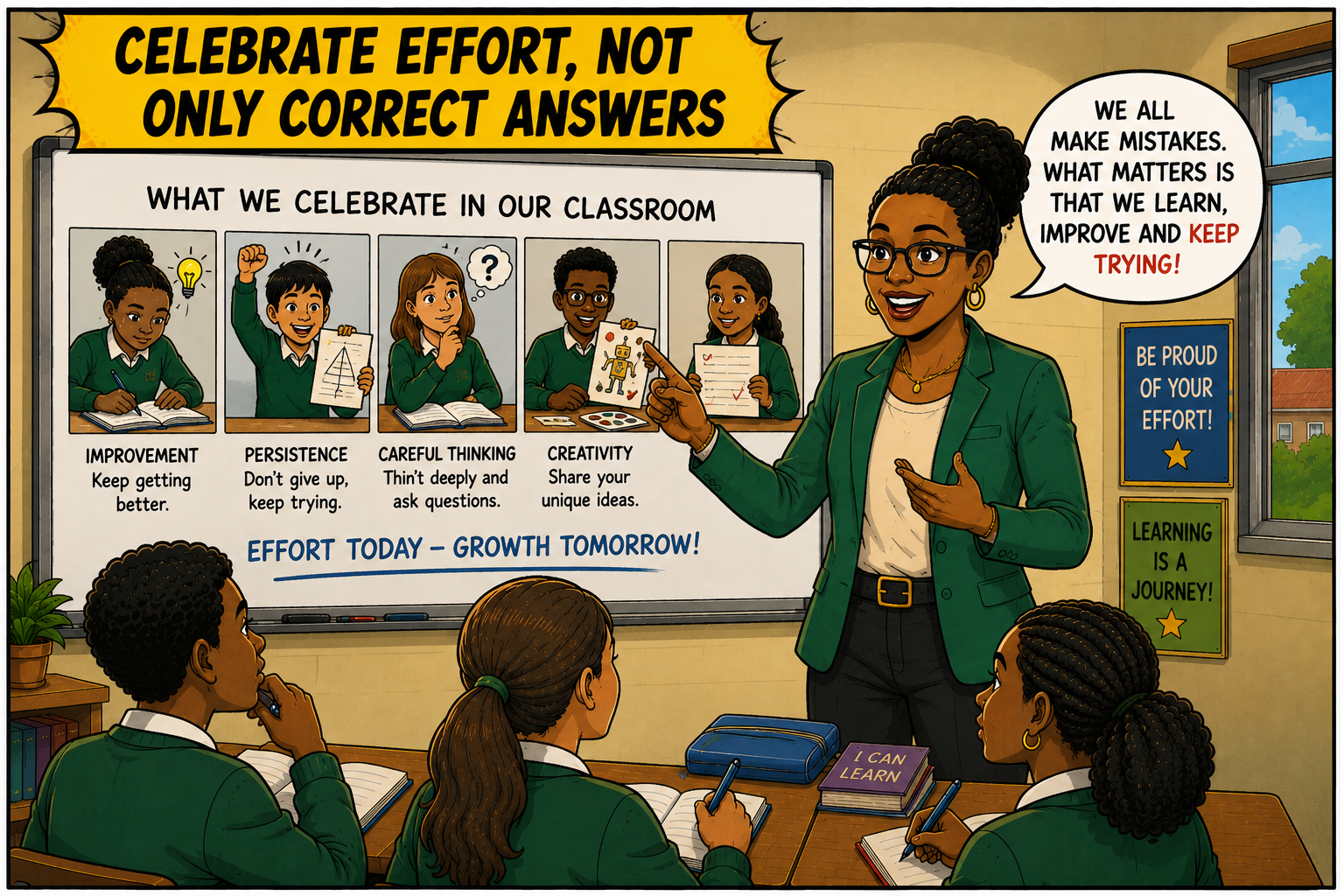 Celebrate Effort, Not Only Correct Answers Celebrate Effort, Not Only Correct Answers