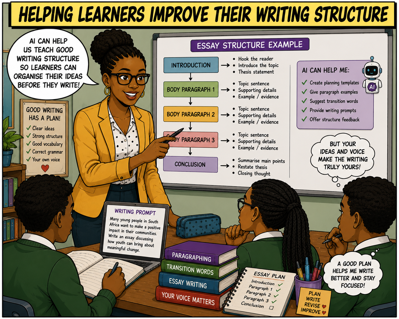 Helping Learners Improve Their Writing Structure Helping Learners Improve Their Writing Structure