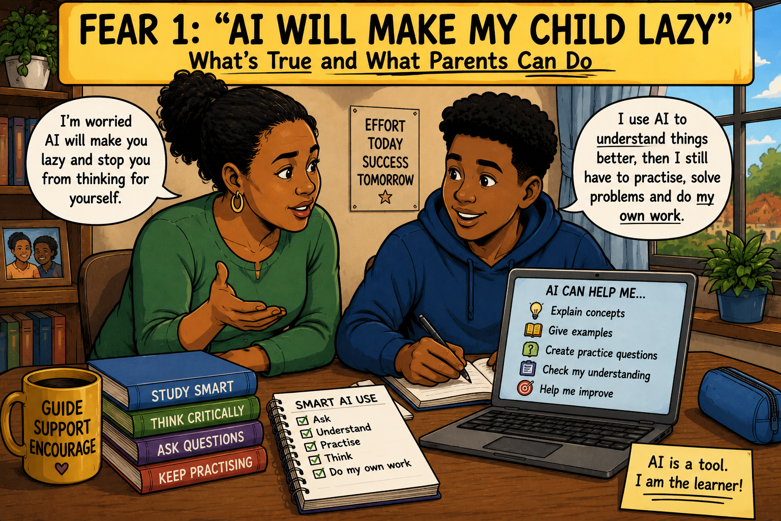 Fear 1: "AI Will Make My Child Lazy"