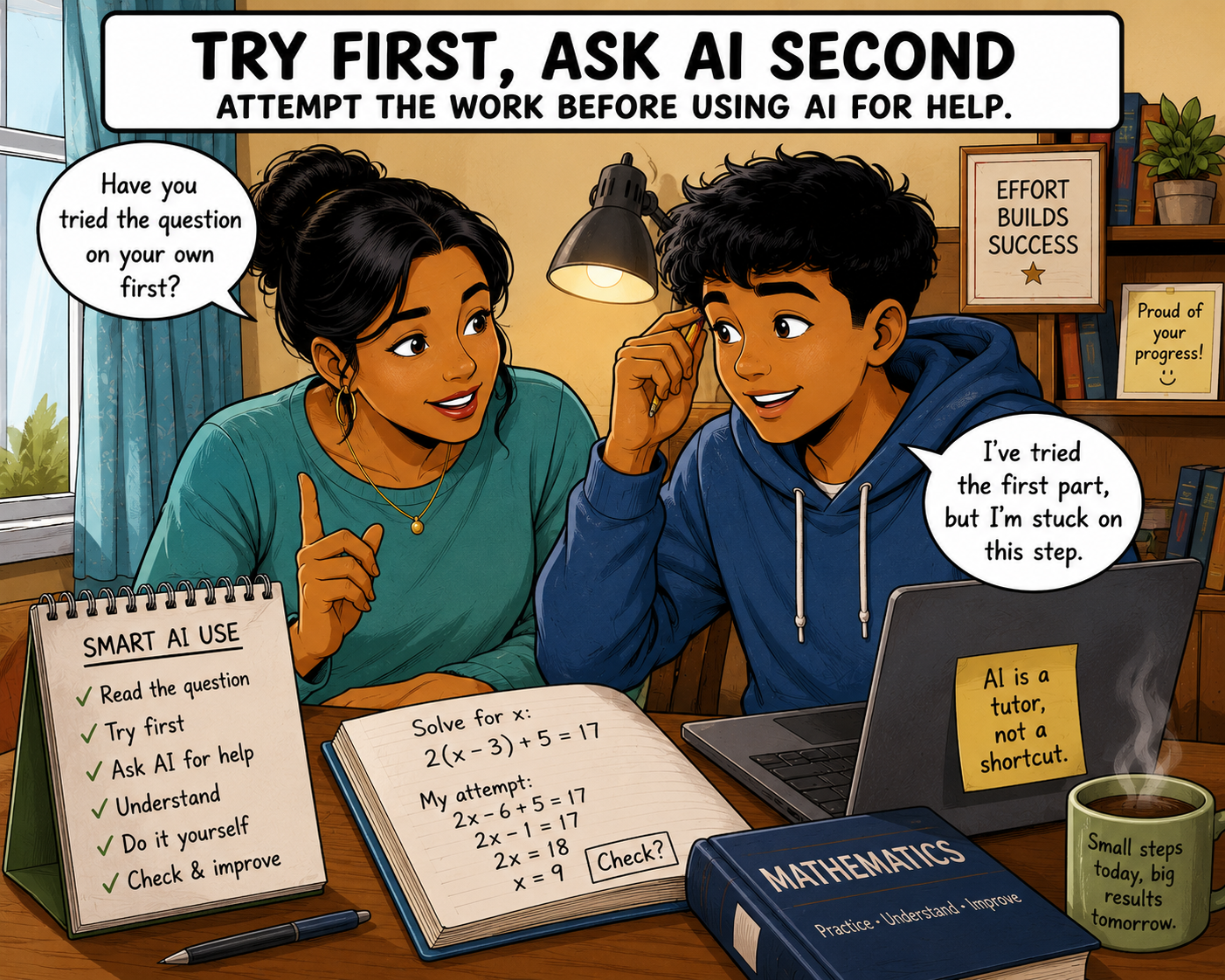 Try First, Ask AI Second