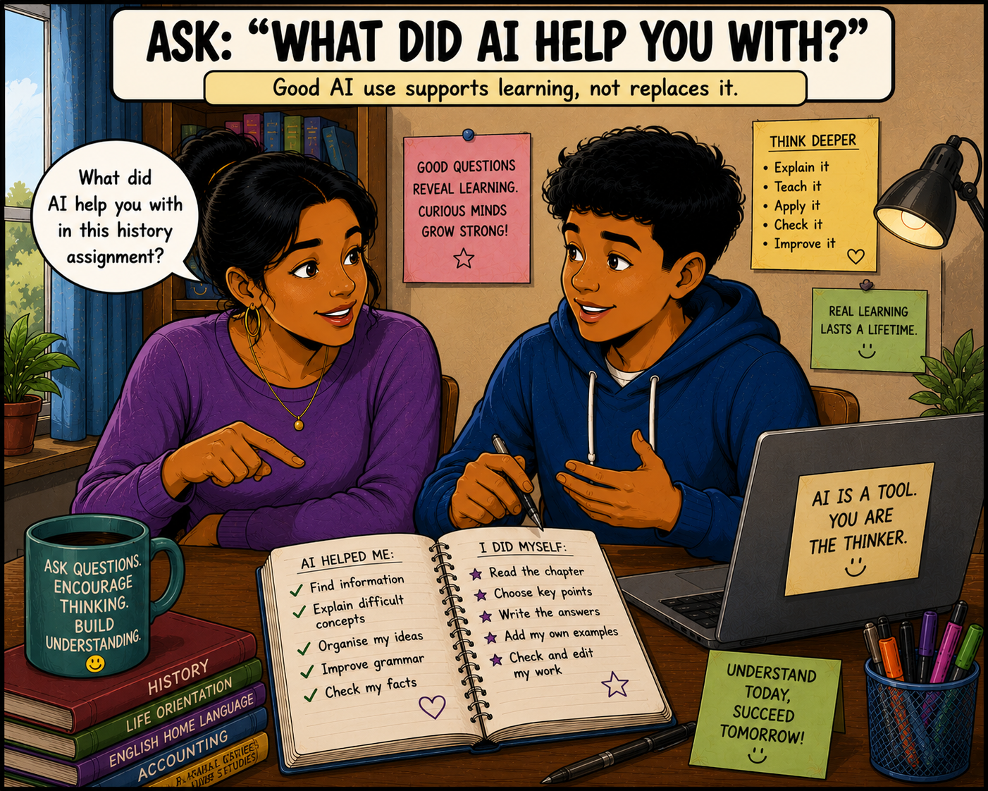 Ask: "What Did AI Help You With?" Ask: "What Did AI Help You With?"