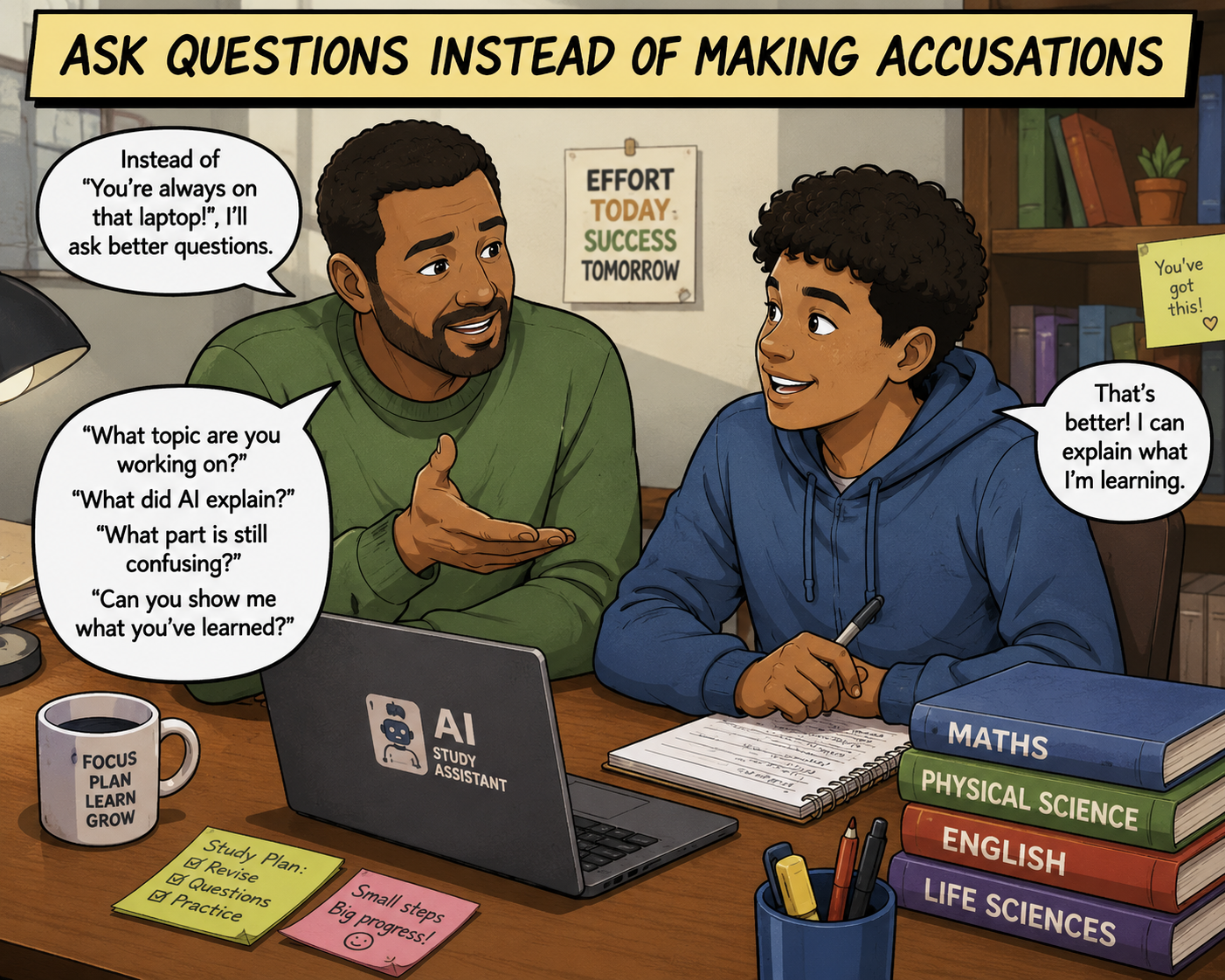 Ask Questions Instead Of Making Accusations