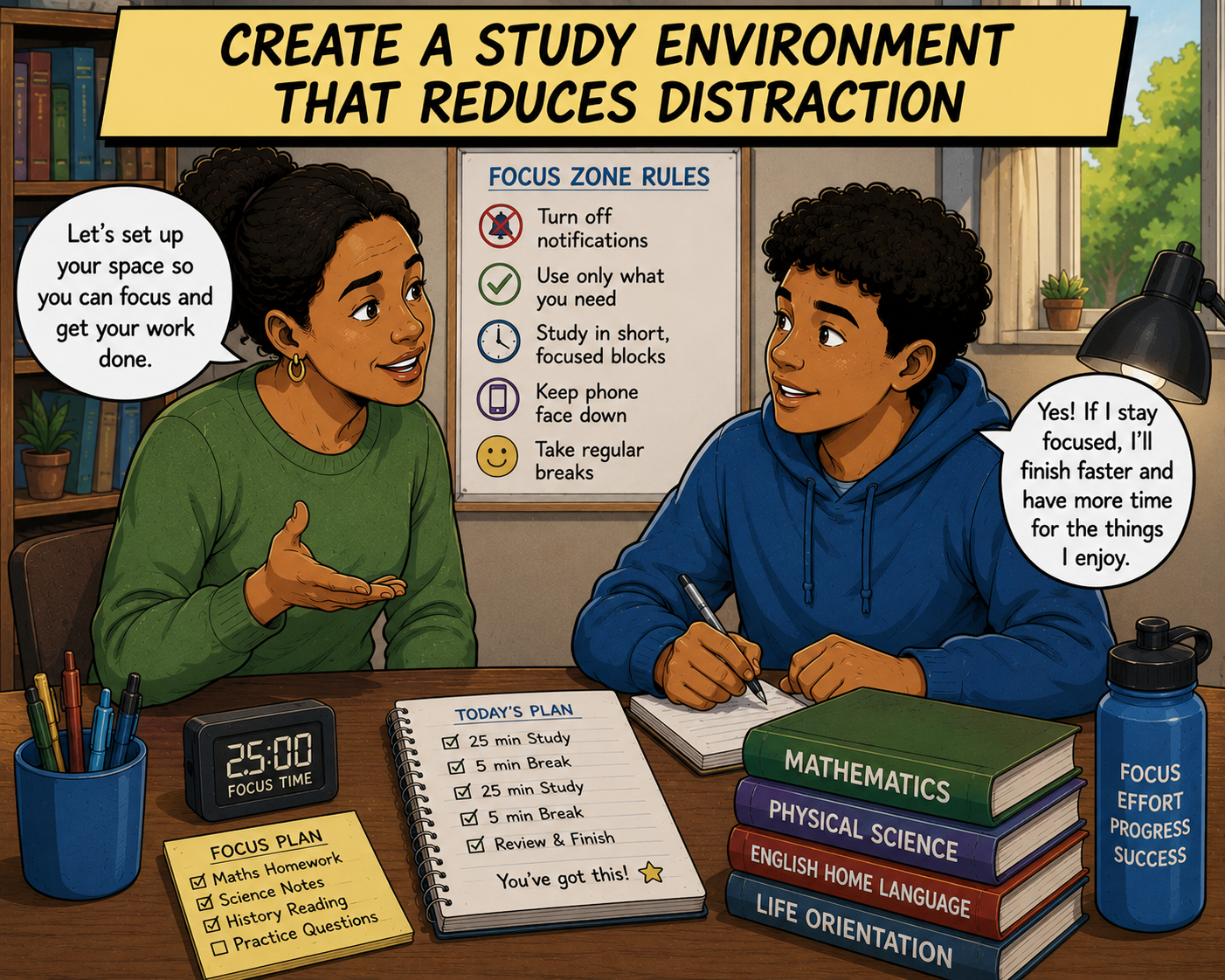 Create A Study Environment That Reduces Distraction