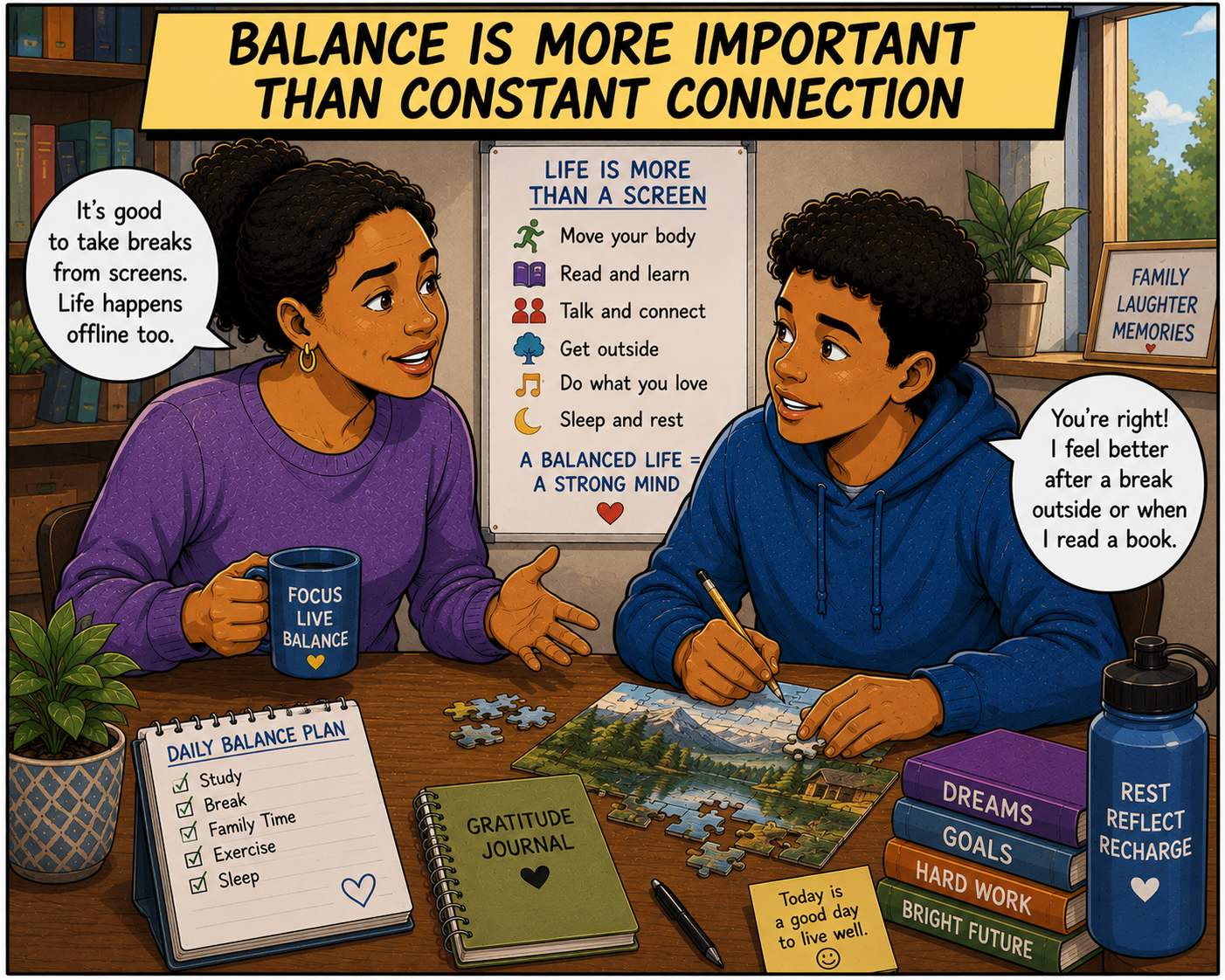 Balance Is More Important Than Constant Connection