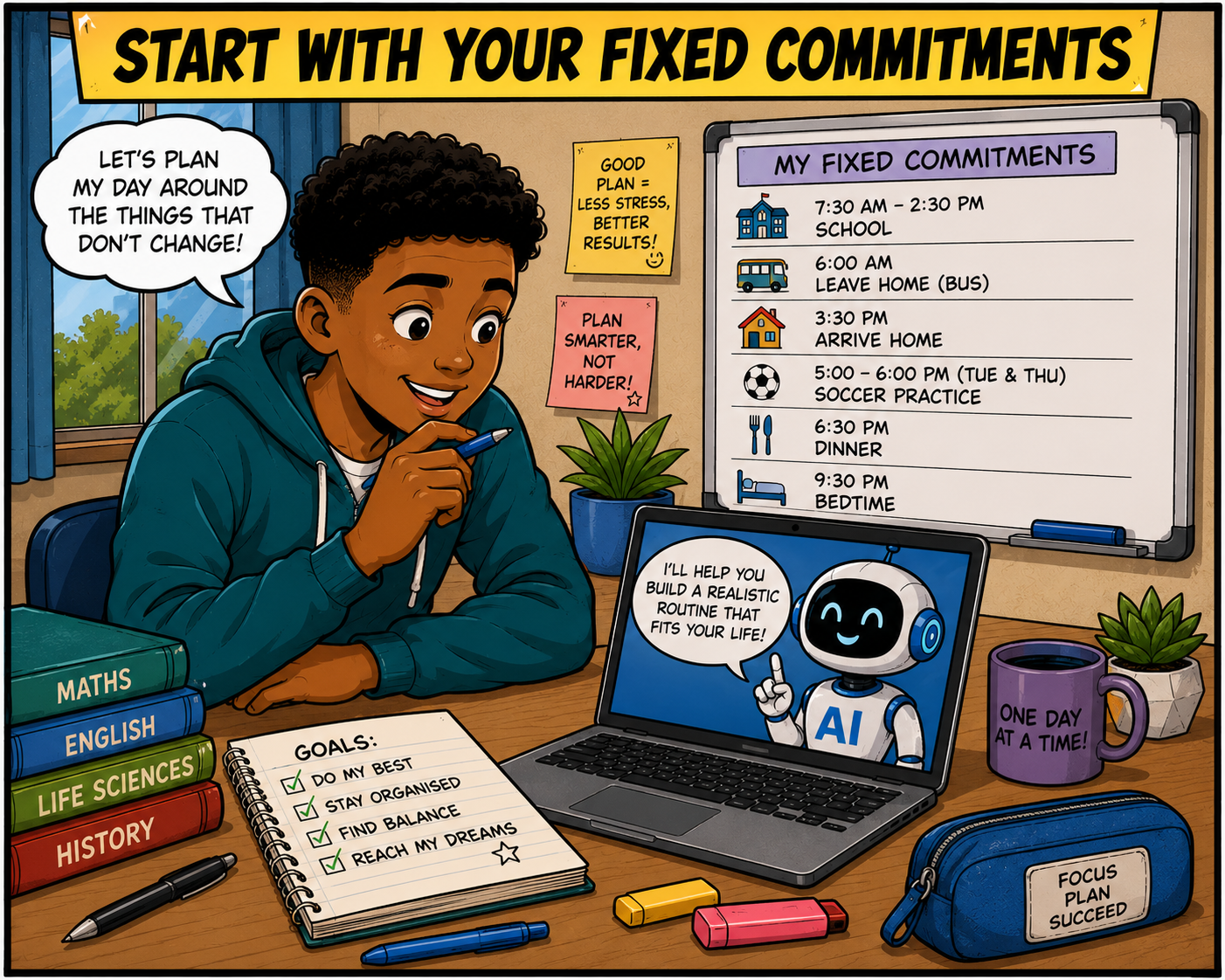 Start With Your Fixed Commitments