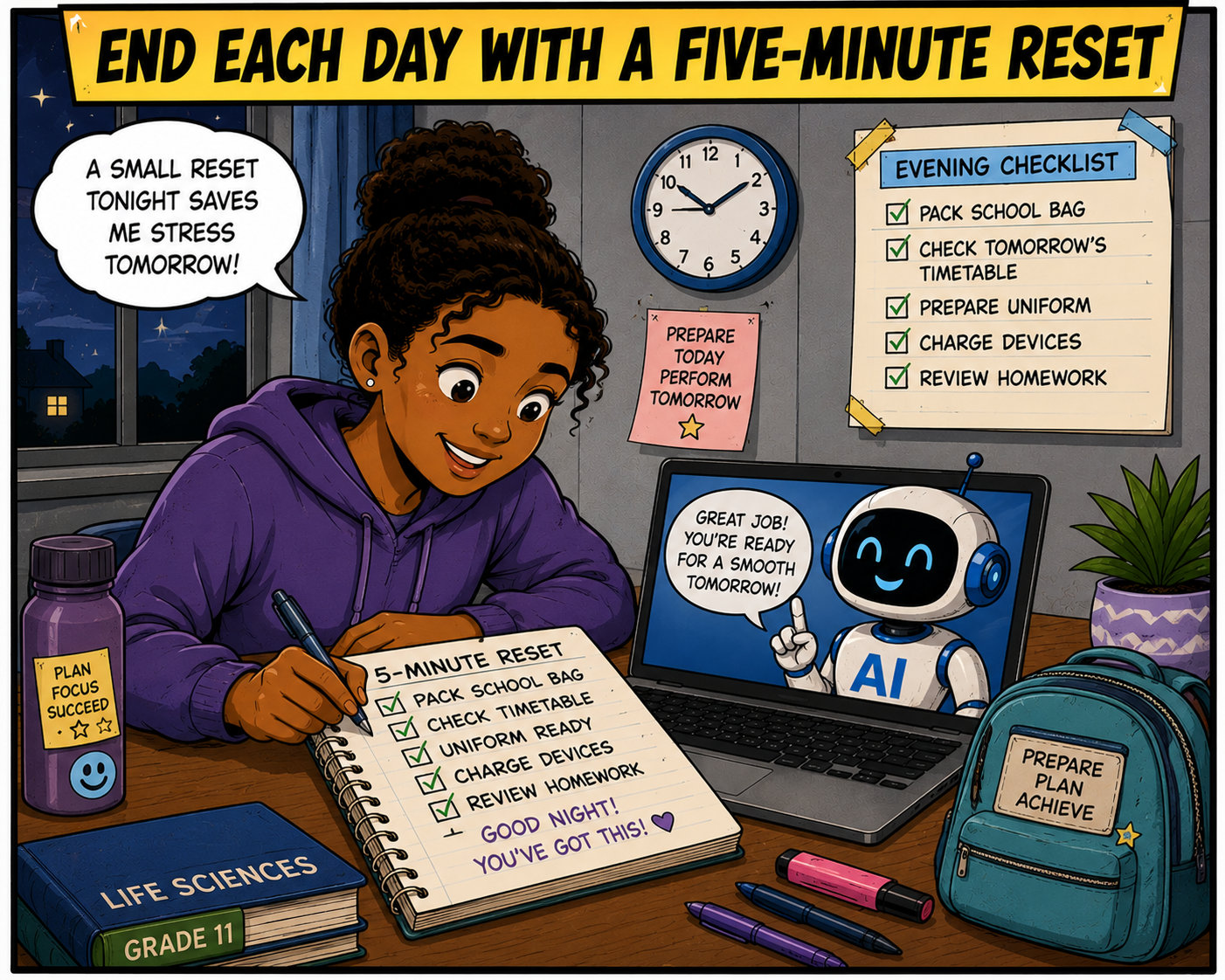 End Each Day With A Five-Minute Reset