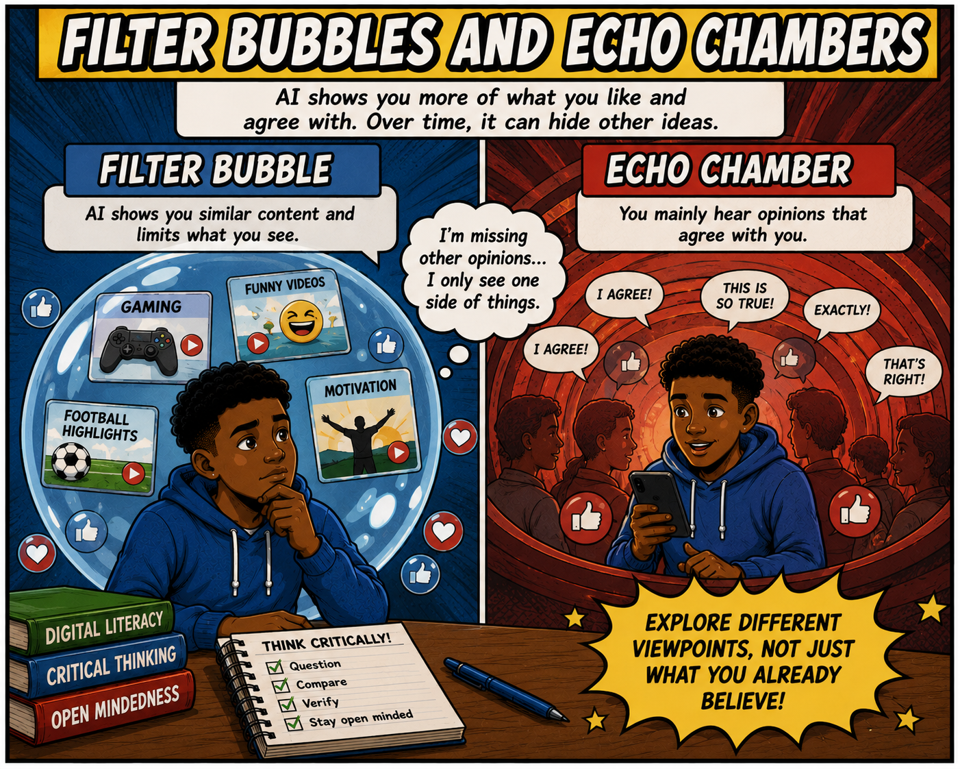 Filter Bubbles and Echo Chamber