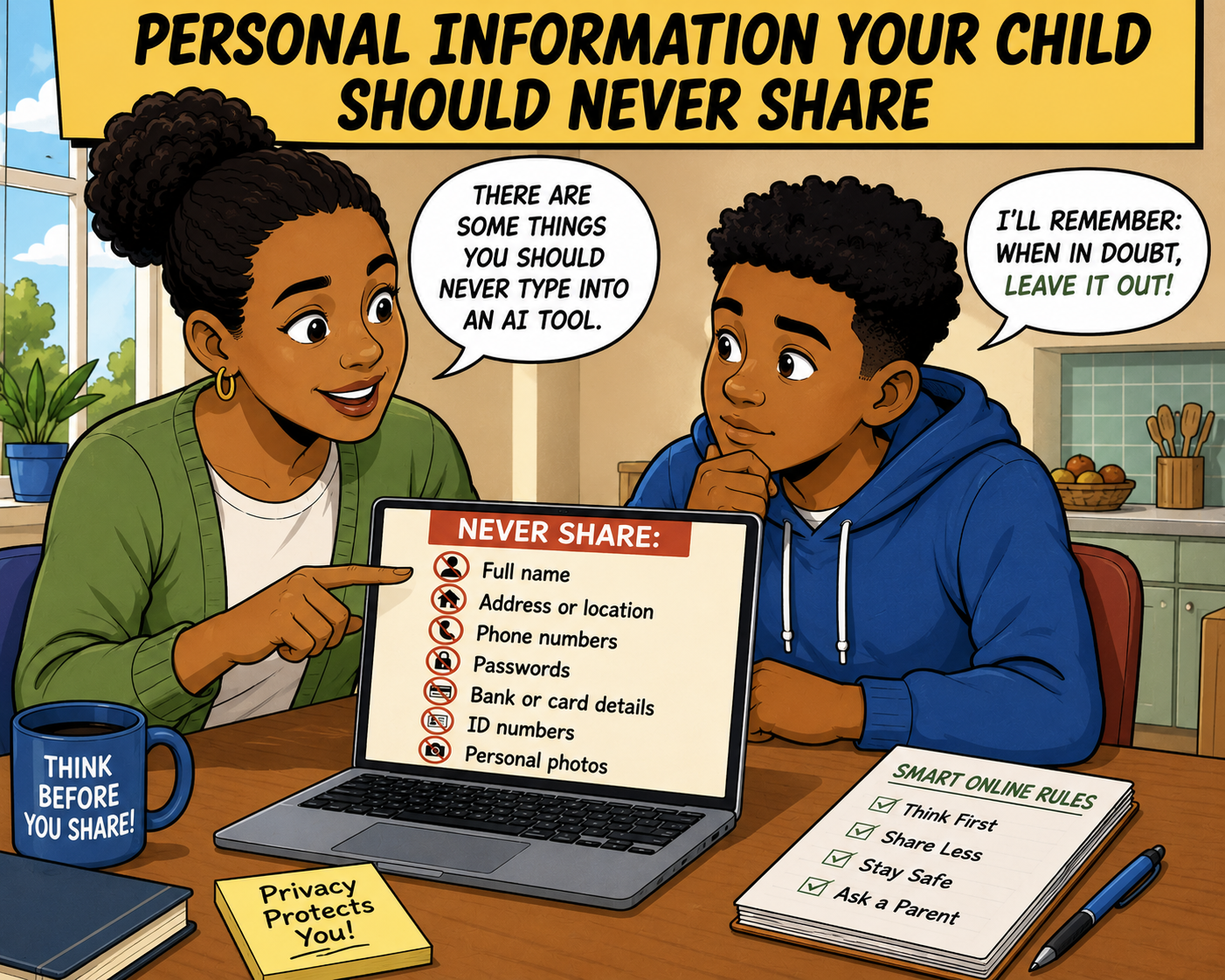 Personal Information Your Child Should Never Share Personal Information Your Child Should Never Share