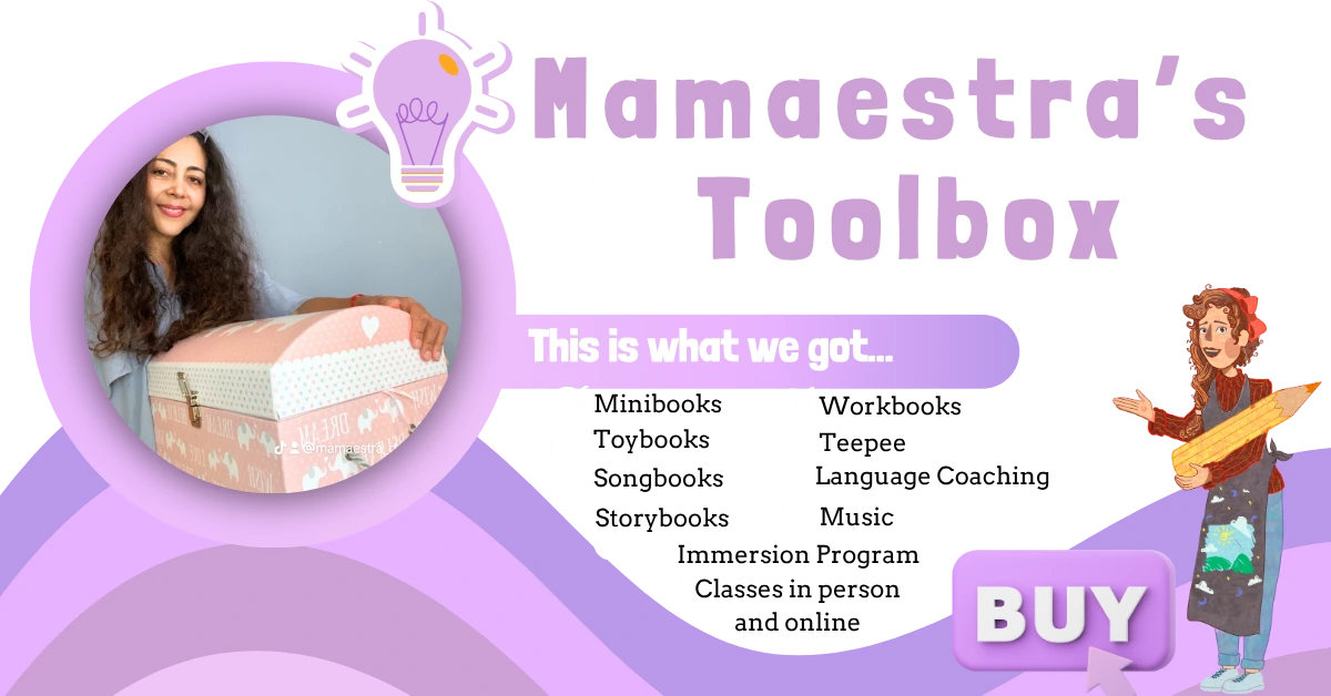 Mamaestra Toolbox: libros, música, materiales y acompañamiento; consulta por los recursos disponibles