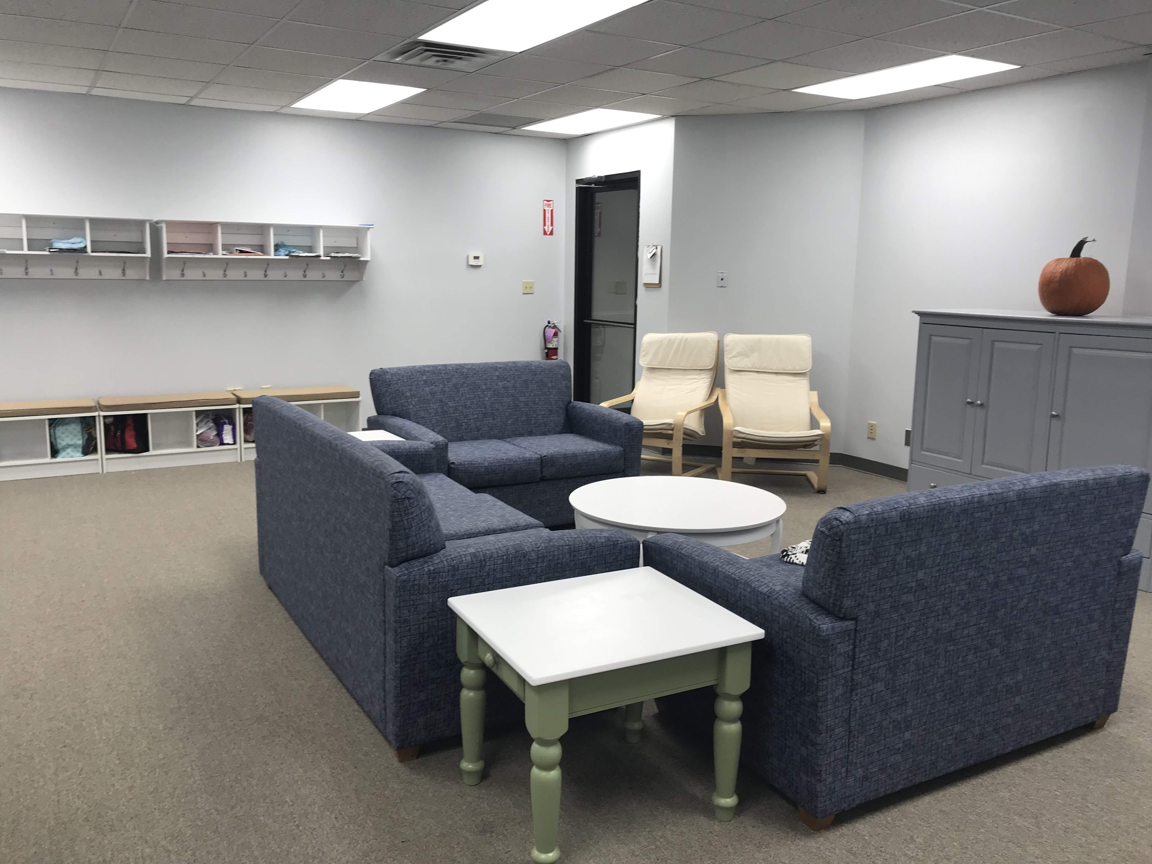 Living room in life skills area Living room in life skills area
