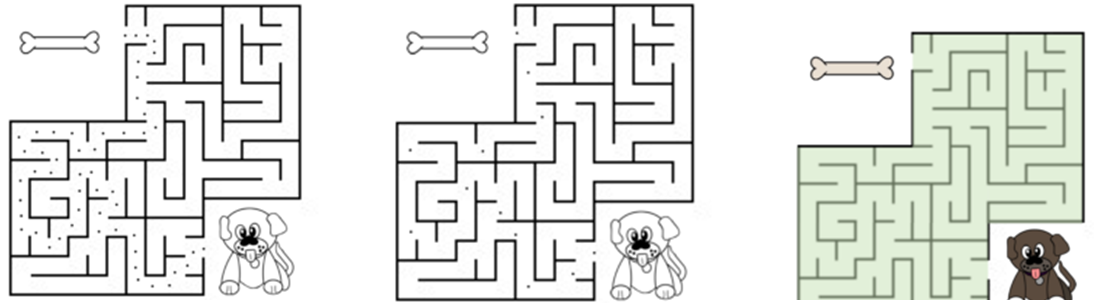 mazes fading prompts
