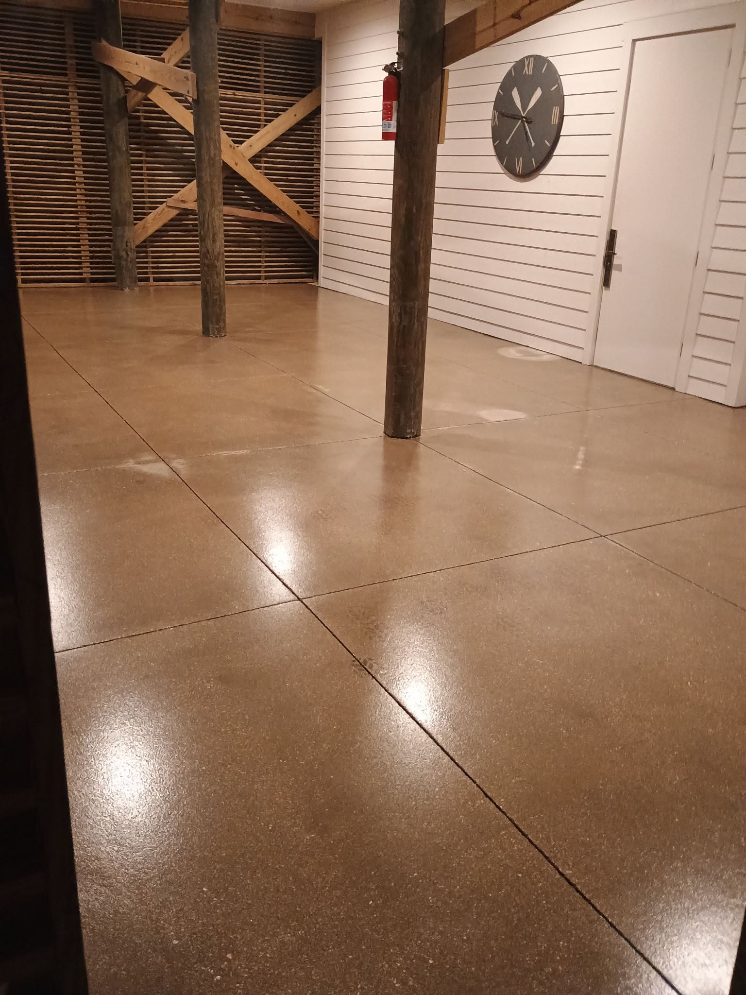 Decorative Stain — Finished Floor