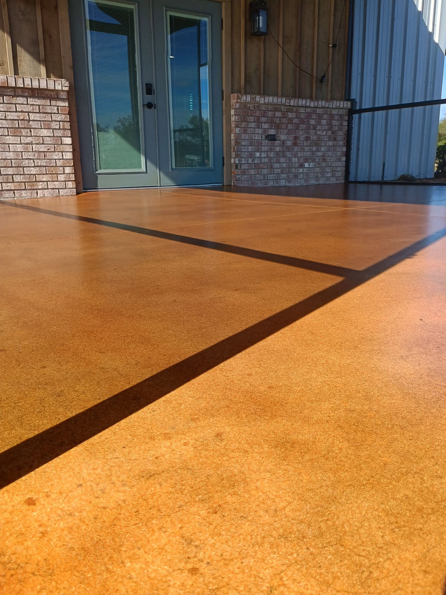 Sealed Stained Concrete