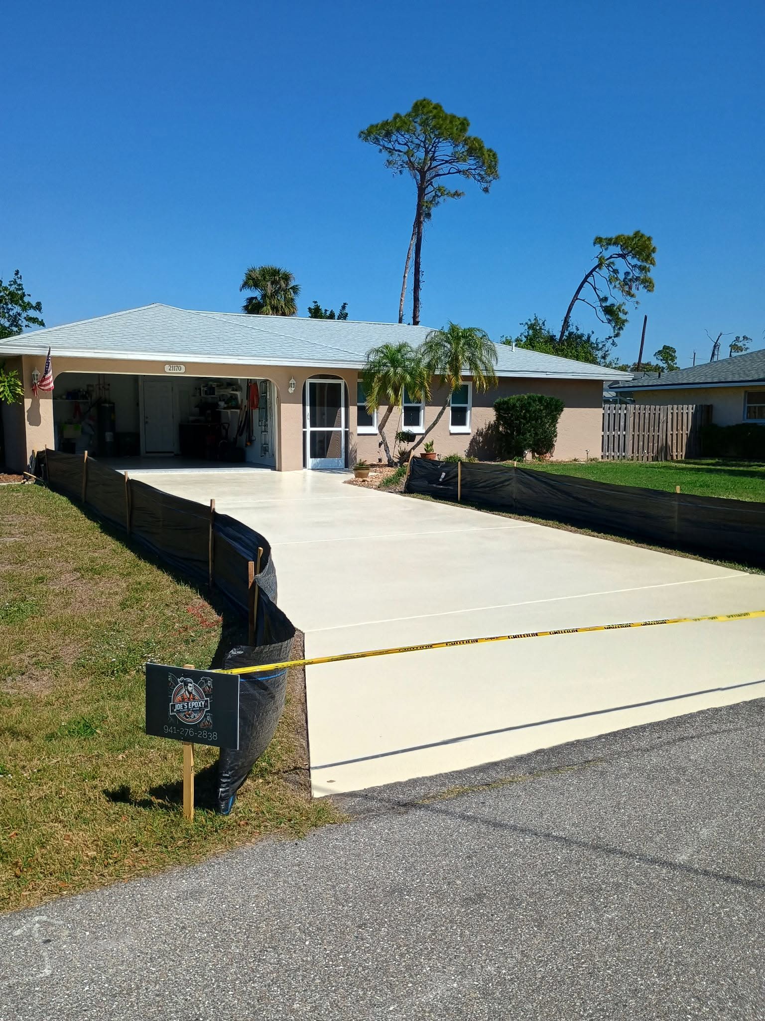 Decorative Driveway View