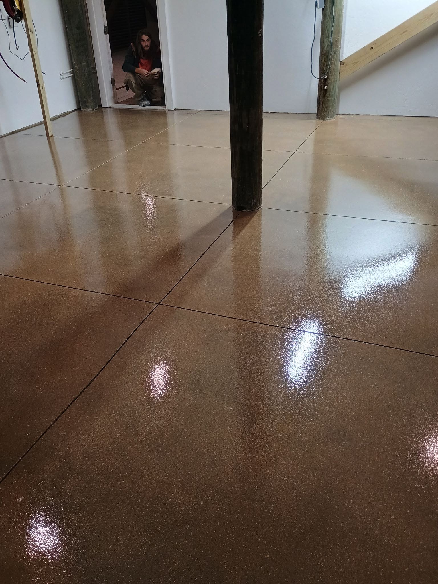 Stained Concrete — Sealed Surface