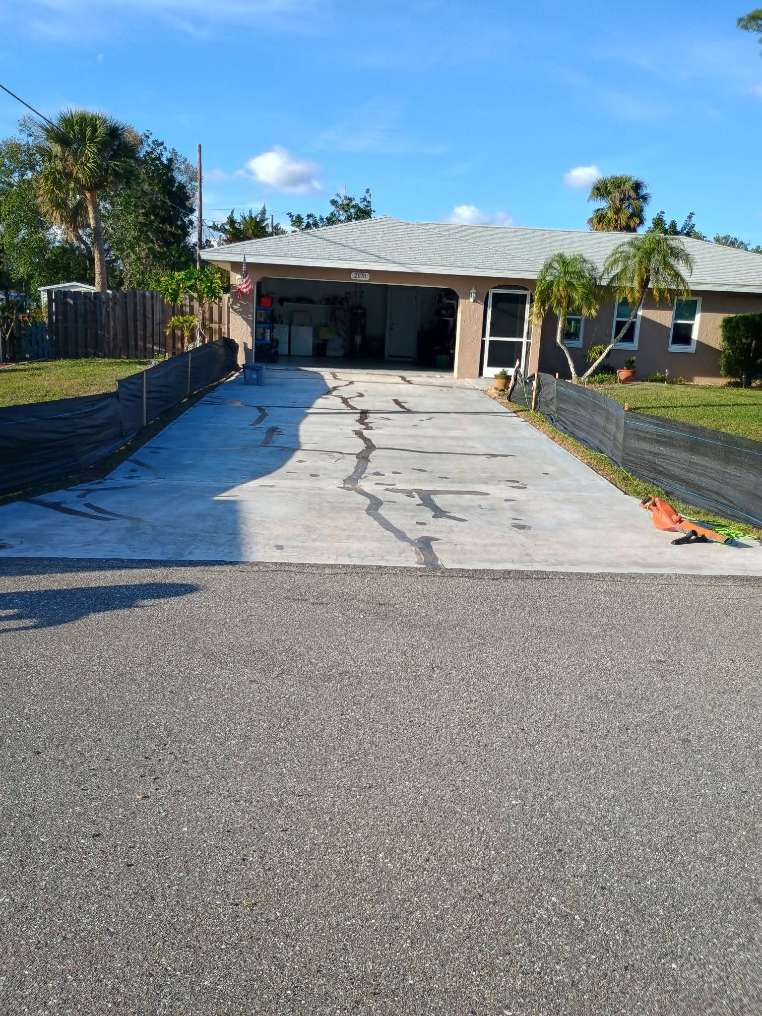 Sealed Driveway View