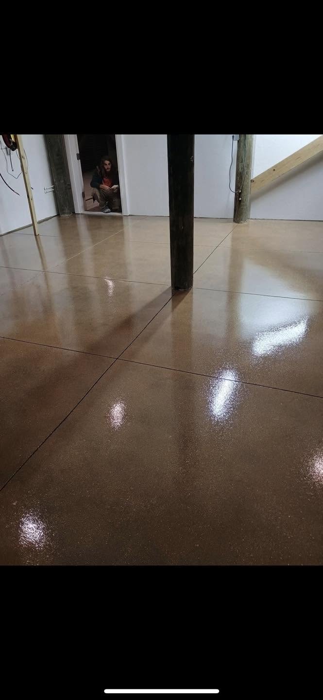 Stain & Seal Project — Wide View