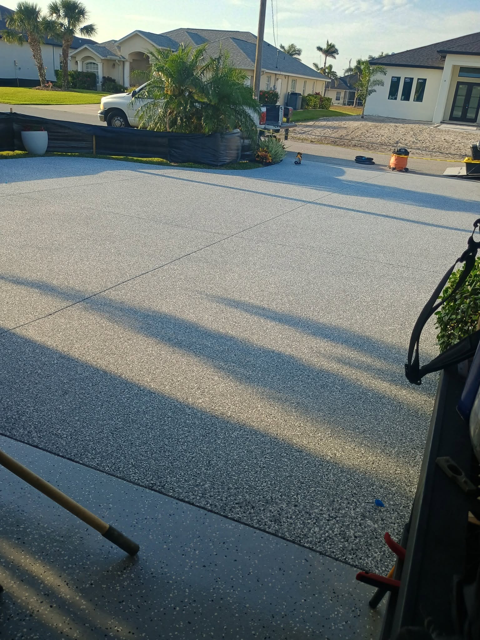 Sealed Exterior Concrete